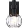 3_Fernwood 7.5 in. 1-Light Black Outdoor Wall Sconce Light for Porches more views