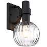5_Fernwood 7.5 in. 1-Light Black Outdoor Wall Sconce Light for Porches more views