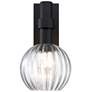 3_Fernwood 9 in. 1-Light Black Outdoor Wall Sconce Light for Porches more views