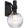 4_Fernwood 9 in. 1-Light Black Outdoor Wall Sconce Light for Porches more views