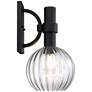 6_Fernwood 9 in. 1-Light Black Outdoor Wall Sconce Light for Porches more views