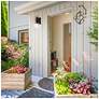 7_Fernwood 9 in. 1-Light Black Outdoor Wall Sconce Light for Porches more views