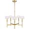 Ferrara Natural Brass 5-Light Chandelier