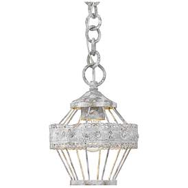 Image1 of Ferris 7 1/2" Wide Oyster 1-Light Mini Pendant
