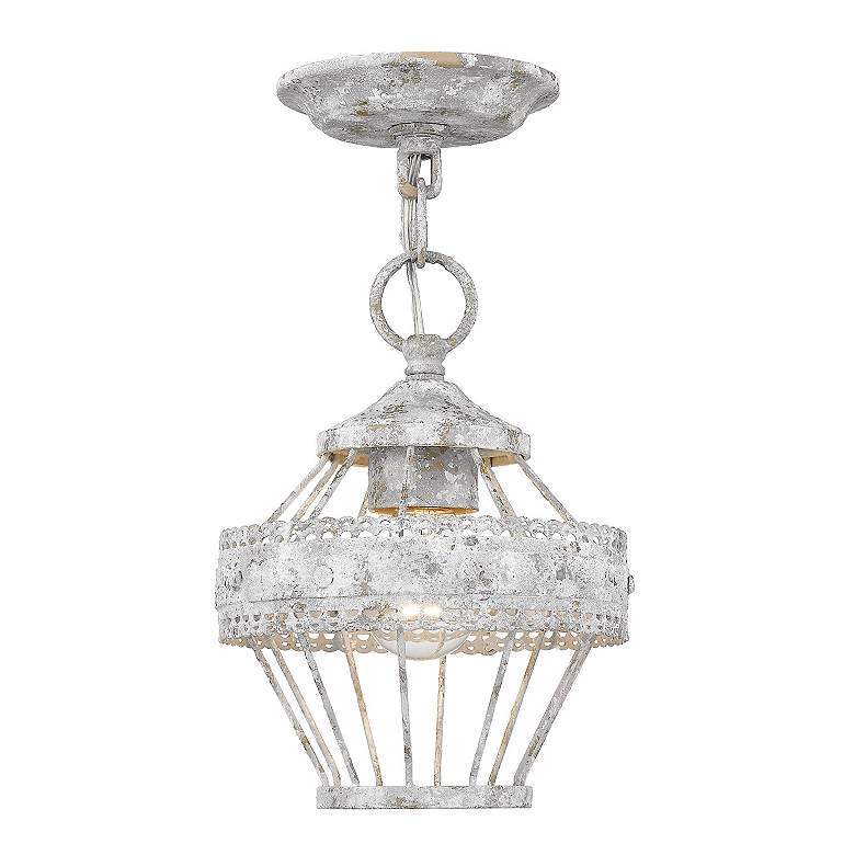 Image 5 Ferris 7 1/2" Wide Oyster 1-Light Mini Pendant more views