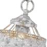 3_Ferris 7 1/2" Wide Oyster 1-Light Semi-Flush more views