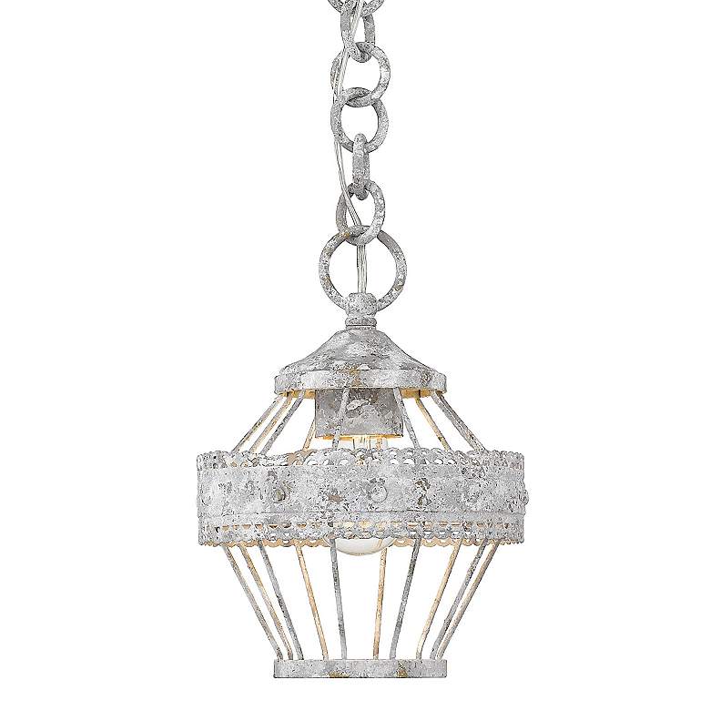 Image 4 Ferris 7 1/2" Wide Oyster 1-Light Semi-Flush more views