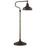 Ferris Adjustable Height Bronze Pharmacy Floor Lamp with Smart Socket