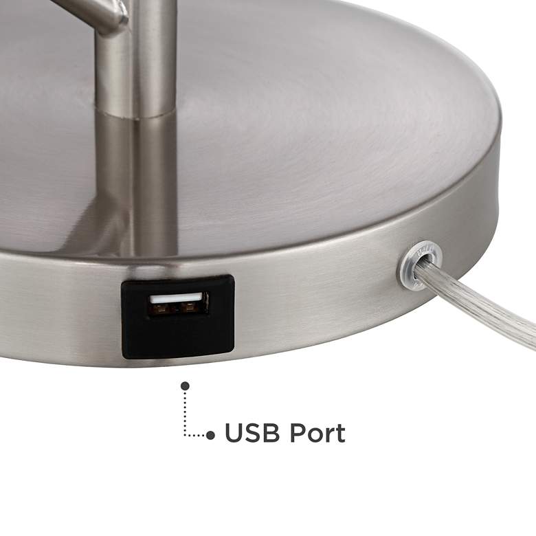 Ferris Modern Arc USB Table Lamps Set of 2 more views