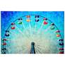 2_Ferris Wheel 50 3/4"W Free Floating Glass Graphic Wall Art