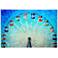 Ferris Wheel 50 3/4"W Free Floating Glass Graphic Wall Art