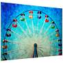 4_Ferris Wheel 50 3/4"W Free Floating Glass Graphic Wall Art more views