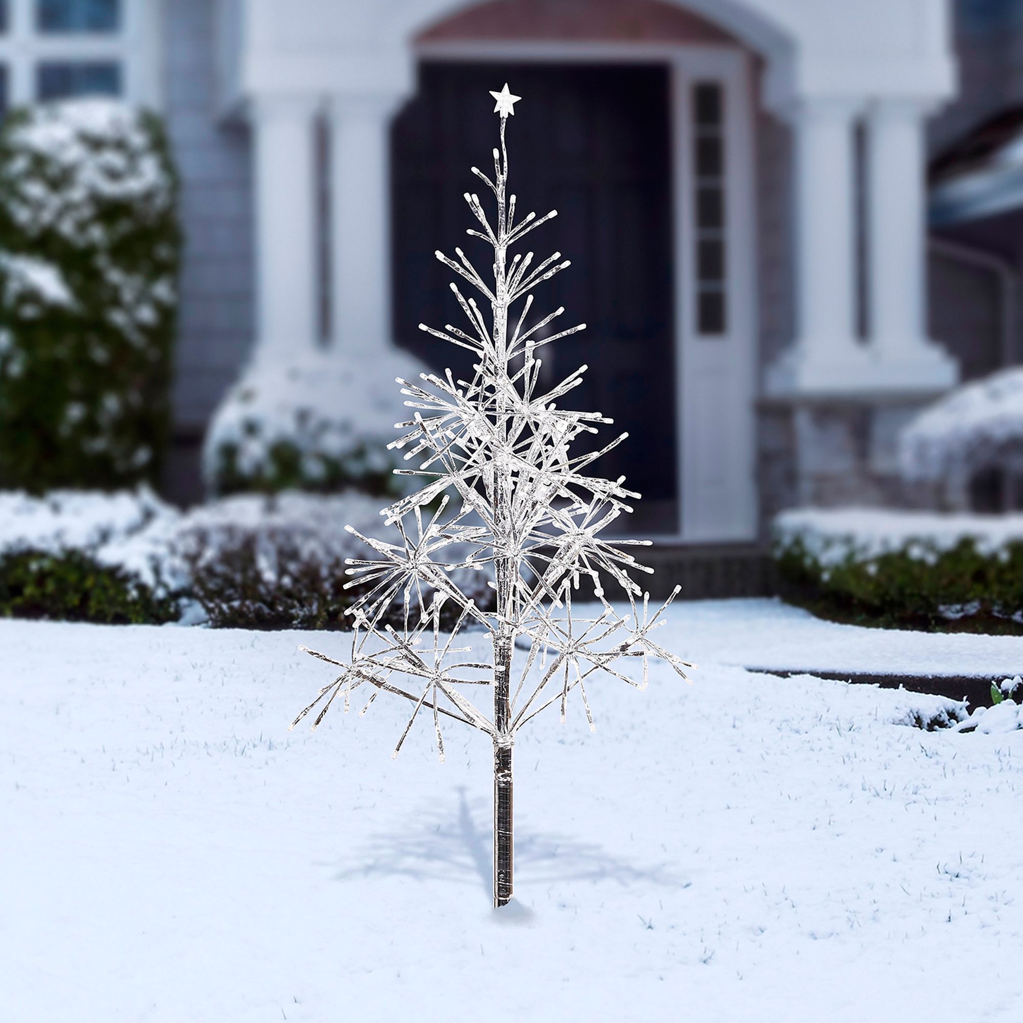 Led artificial christmas clearance tree