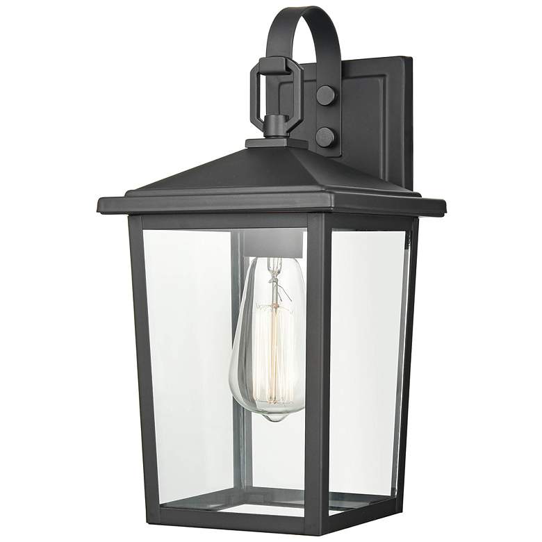 Image 4 Fetterton 14" High Powder-Coated Black Outdoor Wall Light more views