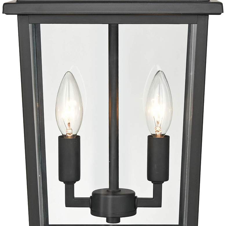 Image 2 Fetterton 18" High Powder-Coated Black Outdoor Wall Light more views