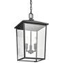 1_Fetterton 19 3/4"H Powder-Coated Black Outdoor Hanging Light