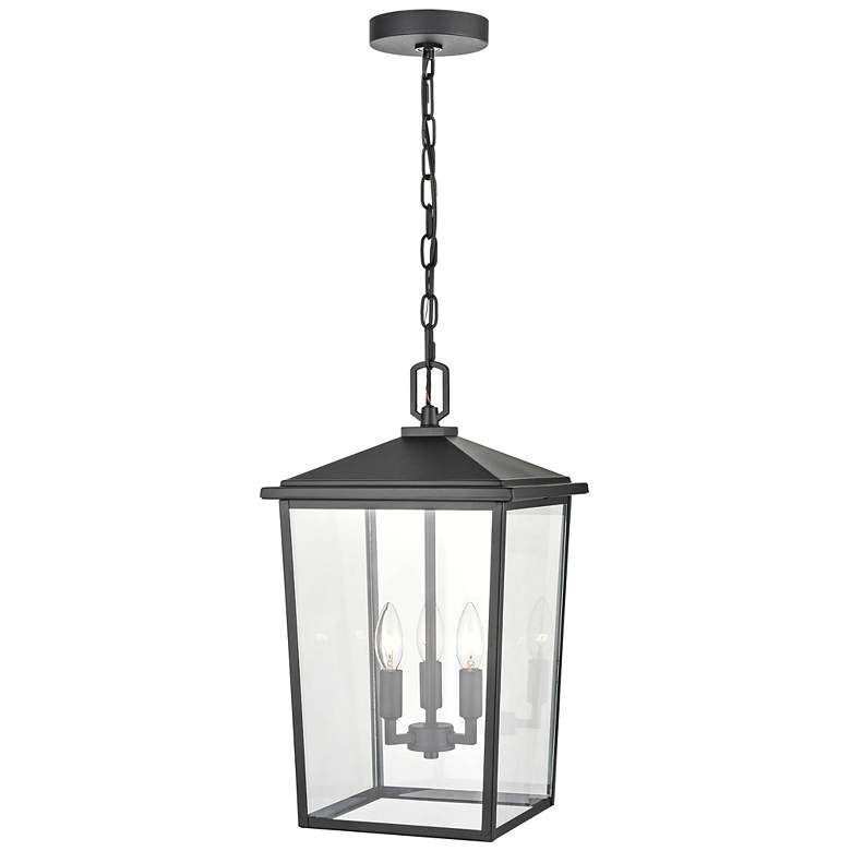 Image 5 Fetterton 19 3/4"H Powder-Coated Black Outdoor Hanging Light more views