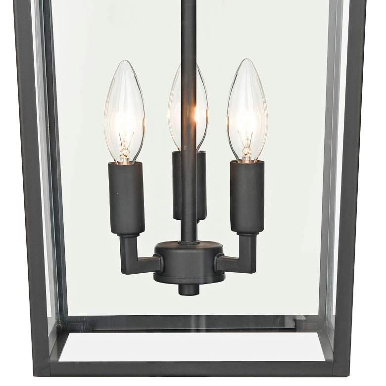 Image 2 Fetterton 23 1/2" High Black 3-Light Outdoor Wall Light more views