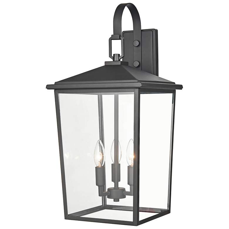Image 3 Fetterton 23 1/2" High Black 3-Light Outdoor Wall Light more views