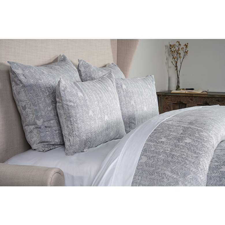 Image 1 FH Storm and Ivory Fabric Queen Duvet