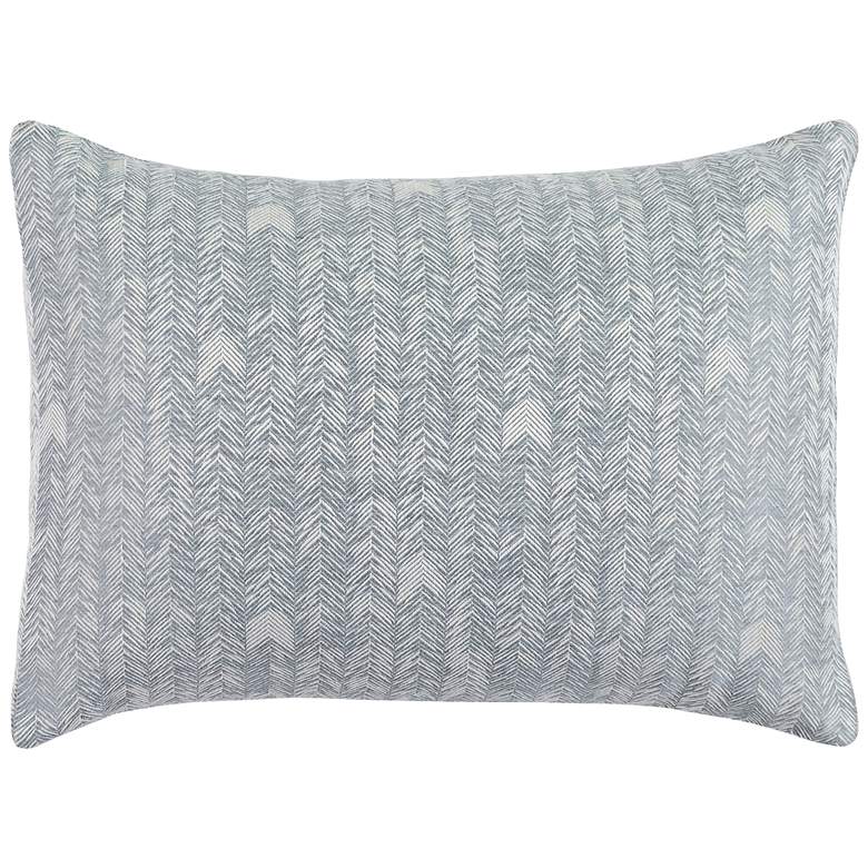 Image 1 FH Storm and Ivory Fabric Standard Pillow Sham