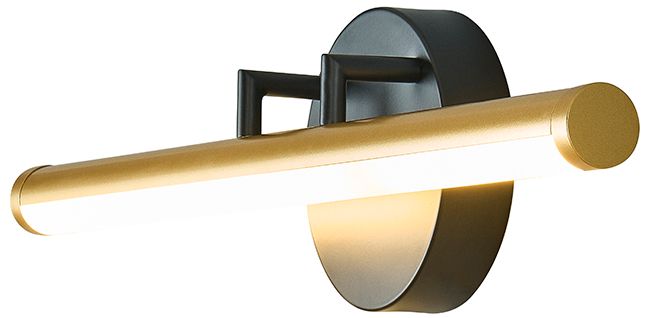 Thumbnail3 of Fianco 18" Wide Matte Black, Brass LED Bath/Vanity more views
