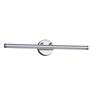 Thumbnail2 of Fianco 24.5" Wide ADA Brushed Nickel Linear LED Bath Light more views