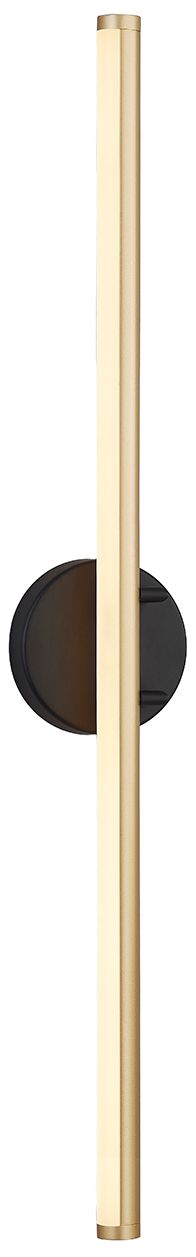 Image 2 Fianco 32" Wide Matte Black, Brass LED Bath/Vanity more views