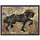 Fibonacci Horse 52" Wide Rectangular Giclee Framed Wall Art