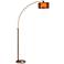 Fidrych Mica Shade 1-Arm Heavy-Duty Arc Floor Lamp