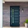 7_Field Daisy Lane 14" High Black Outdoor Wall Light more views