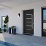 Field Daisy Lane 14" High Black Outdoor Wall Light
