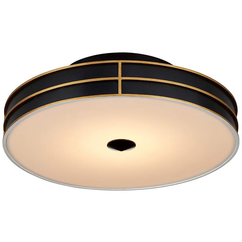 Image 3 Fielding Black Flush Mount more views
