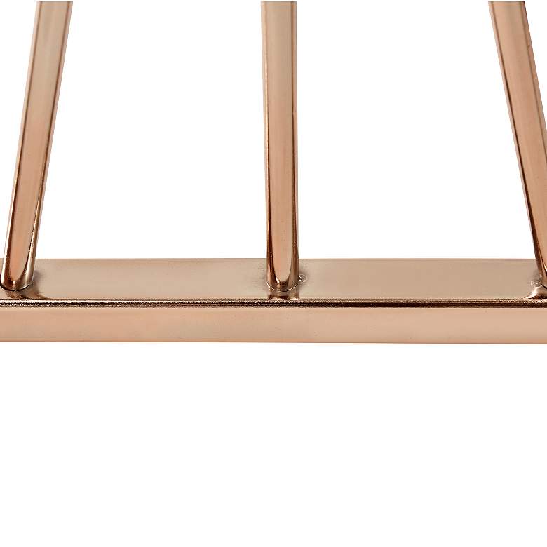 Image 4 Fife Lake 47 1/4" Wide Gold Metal Rectangular Console Table more views