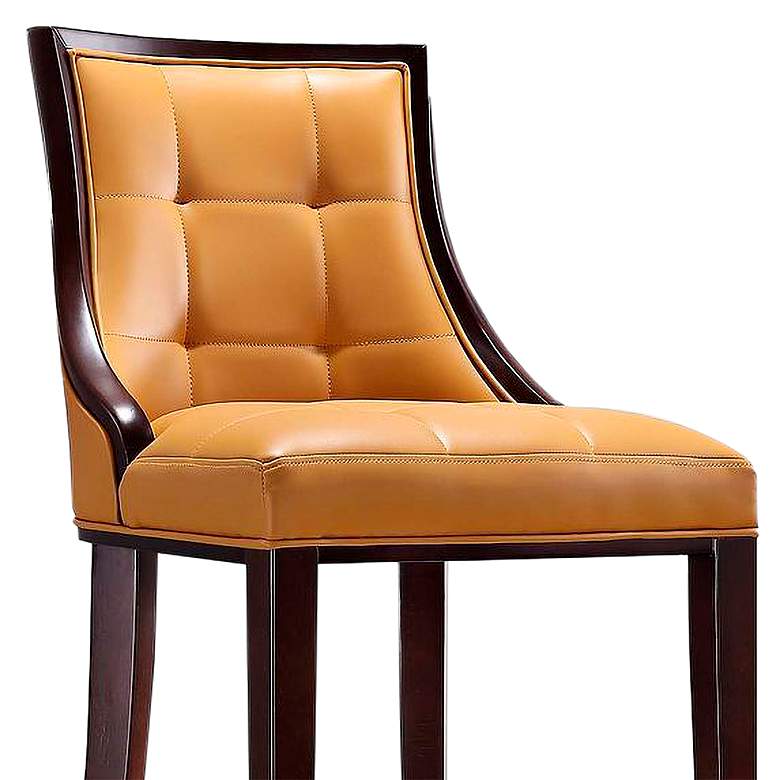 Image 3 Fifth Avenue 26" Camel Faux Leather Counter Stools Set of 3 more views