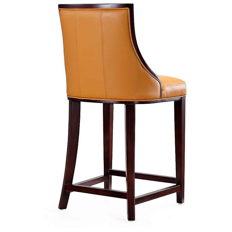 Image 5 Fifth Avenue 26" Camel Faux Leather Counter Stools Set of 3 more views