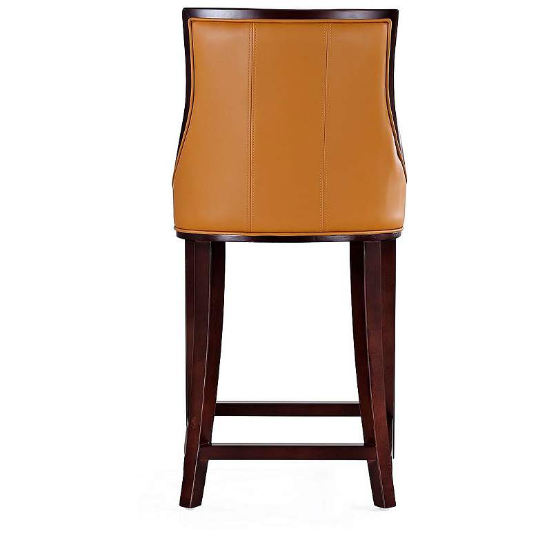 Image 6 Fifth Avenue 26" Camel Faux Leather Counter Stools Set of 3 more views