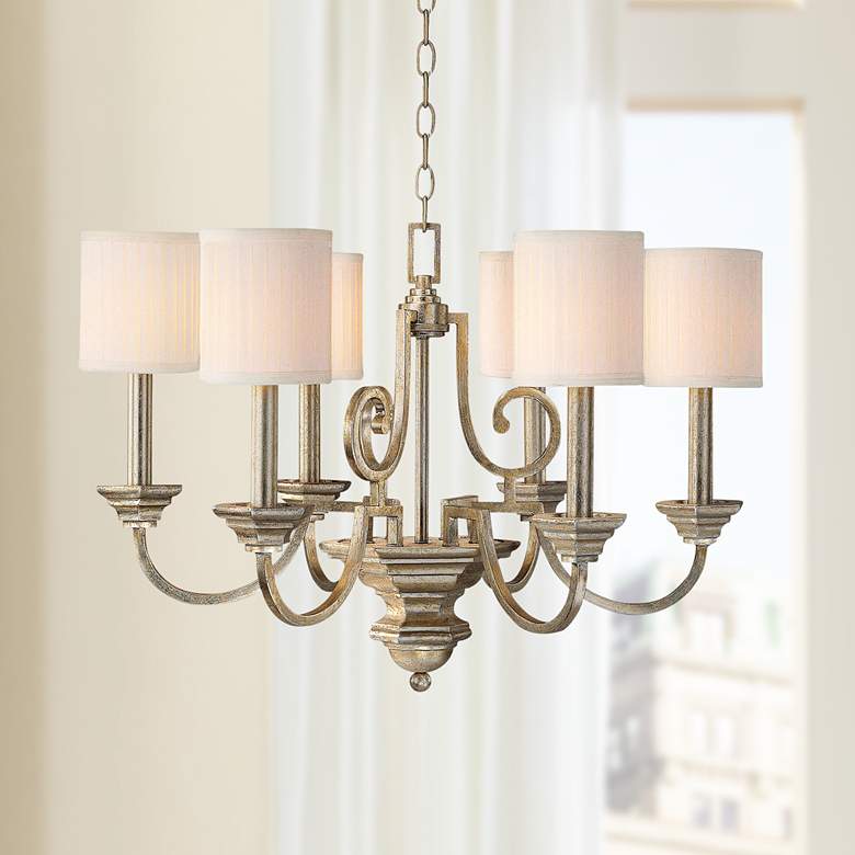 Image 1 Fifth Avenue Collection 6-Light 28 inch Wide Chandelier