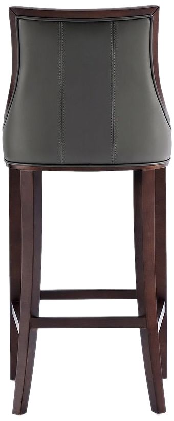 Image 7 Fifth Avenue Faux Leather Barstool in Pebble Grey more views