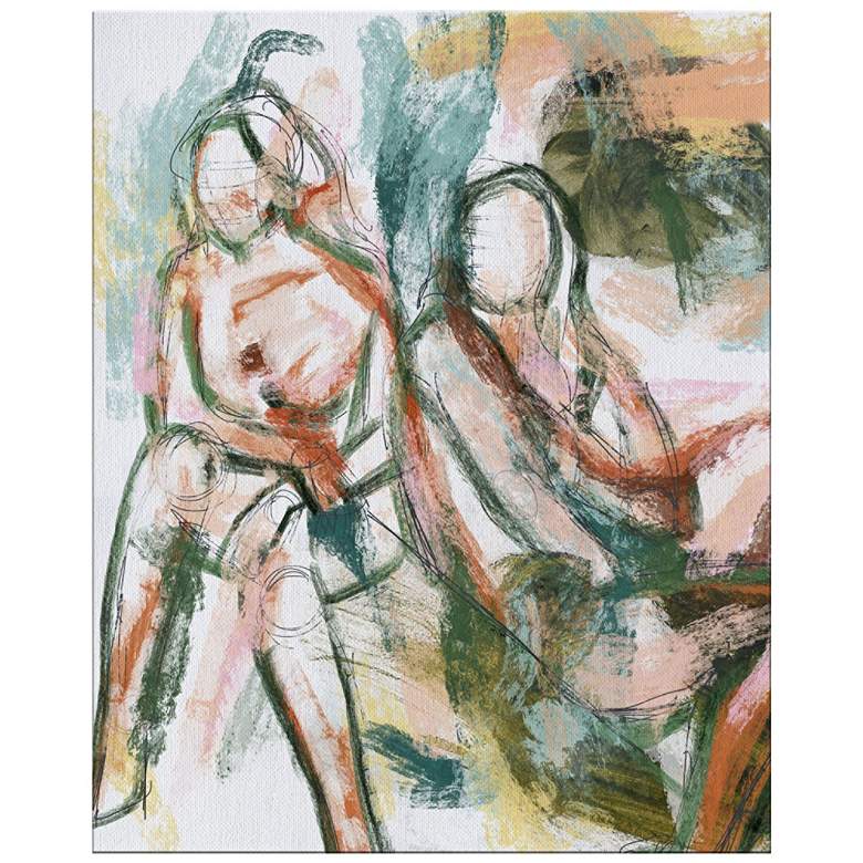 Image 1 Figurative Study 20" High Rectangular Giclee Canvas Wall Art