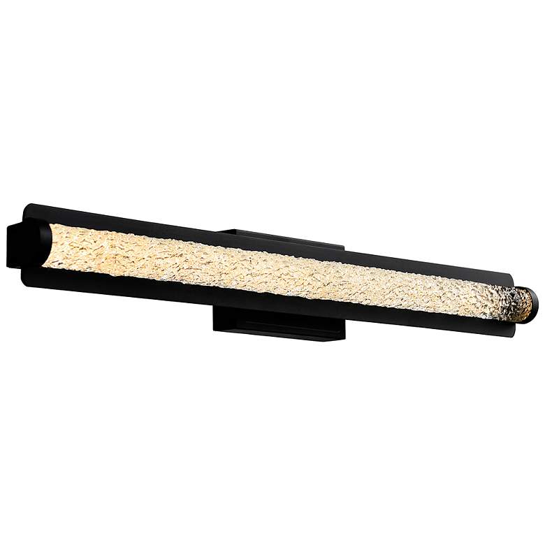 Image 2 Fiji 24" High Black LED Outdoor Wall Light more views