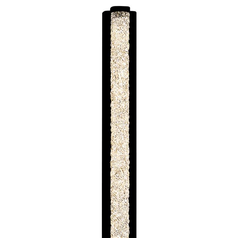 Image 2 Fiji 48" High Black Crystal LED Outdoor Wall Light more views