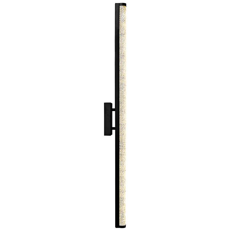Image 6 Fiji 48" High Black Crystal LED Outdoor Wall Light more views