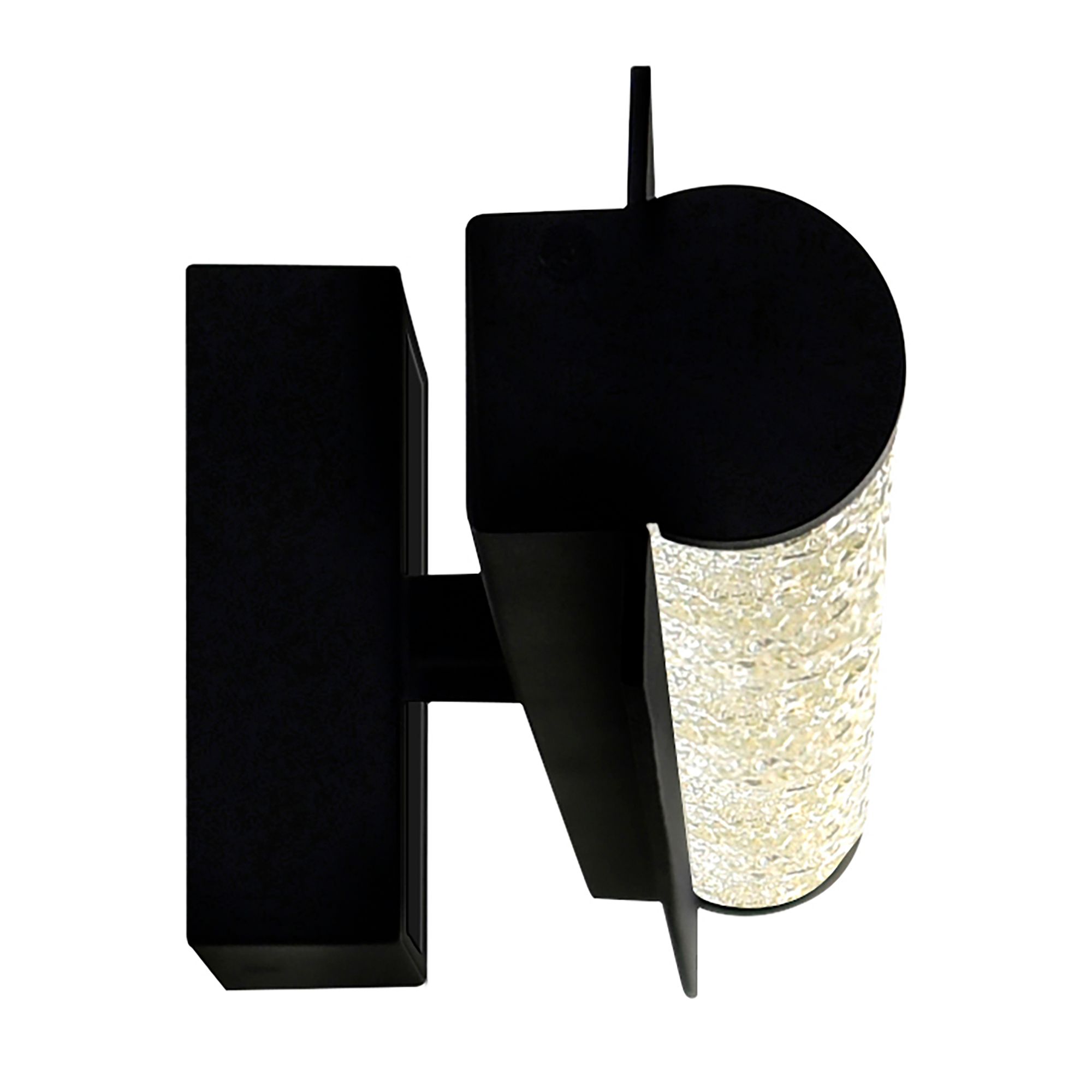 Image 3 Fiji Integrated LED Black Outdoor Wall Light more views