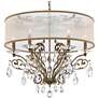 2_Filigrae 22"H x 24"W 6-Light Crystal Chandelier in Etruscan Gold