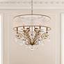 1_Filigrae 22"H x 24"W 6-Light Crystal Chandelier in Etruscan Gold
