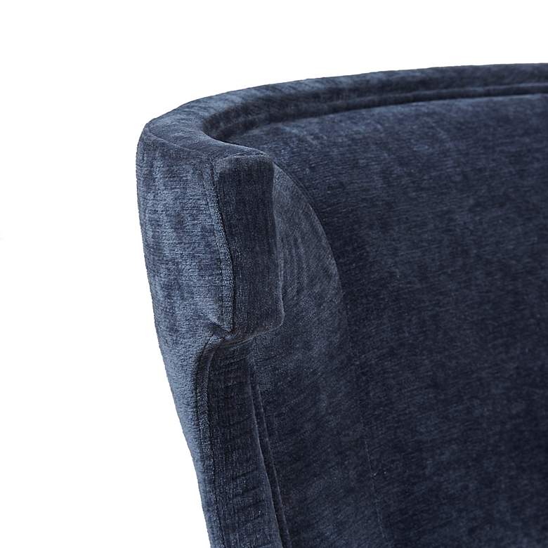 Image 3 Fillmore 25 1/4" Navy Fabric Swivel Counter Stool more views