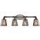Fillmore 31 3/4" Wide Industrial Rust Bathroom Light