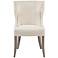 Fillmore Cream Fabric Wingback Dining Chair