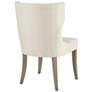 Fillmore Cream Fabric Wingback Dining Chair